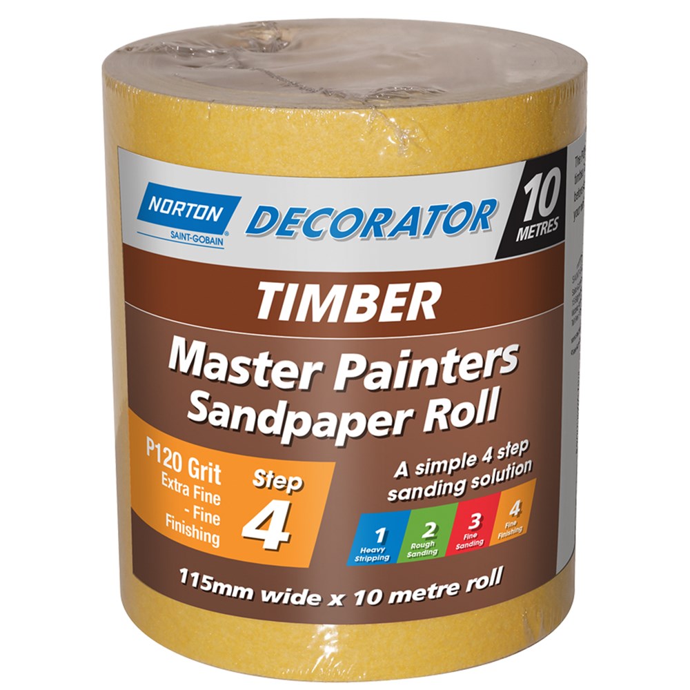 Norton Master Painter Timber Sanding Roll Range